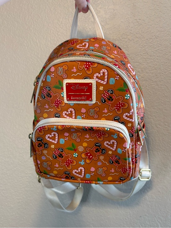 Loungefly Handbags - Loungefly Disney Gingerbread AOP Mini Backpack Christmas Holiday